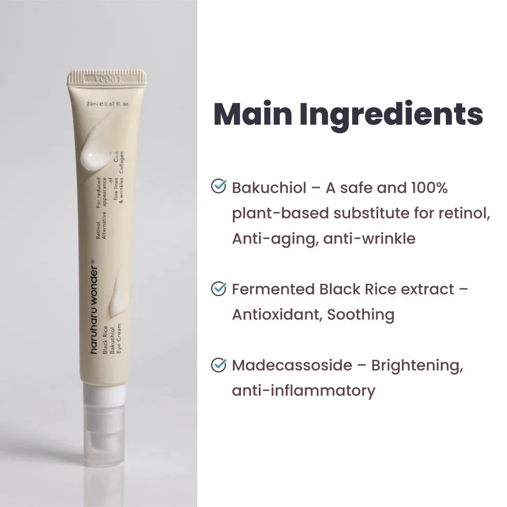 Haruharu Wonder - Black Rice Bakuchiol Eye Cream 20Ml